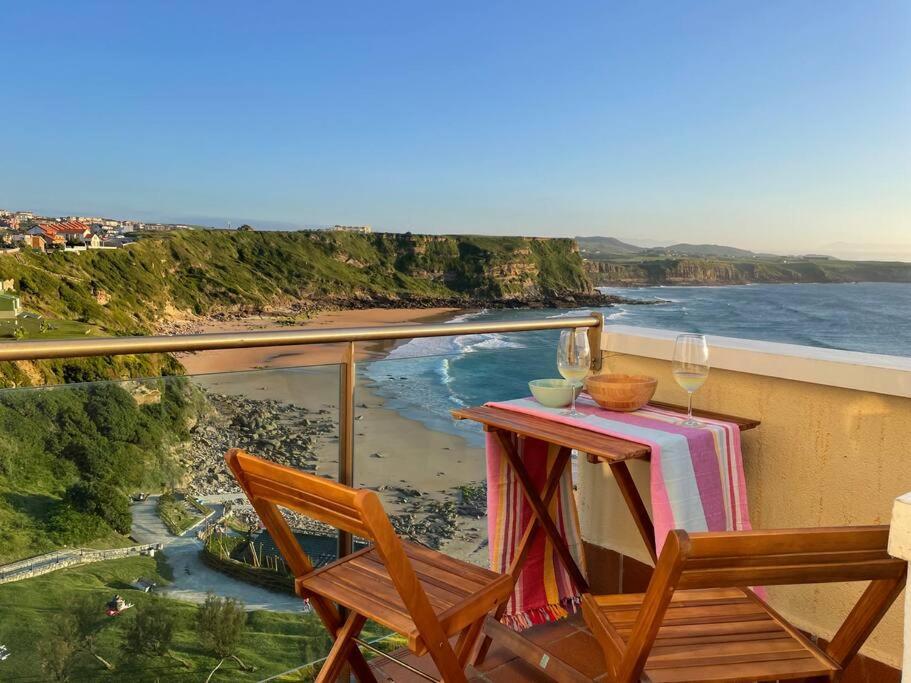 Apartamento Sunset Con Vistas Playa De Los Locos Suances Exteriör bild